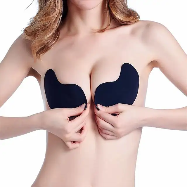 Reggiseno da ragazza Sexy senza spalline sottile profondo a forma di Mango traspirante per il miglioramento del seno anteriore stretto