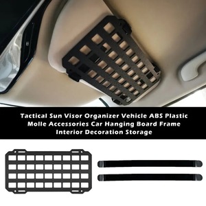Car Visor Organizer Tactical Molle Storage Plate For Off Road Vehicle <b>Interior</b> Modification <b>Accessory</b> - Product Image 5