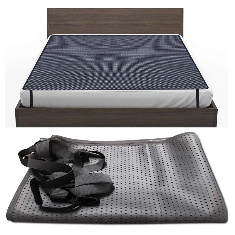 Earthing Bed Mat Conductive Leather Pad Premium Ground Therapy Mats Mat For Sleep Breathable Sheet Improve