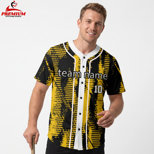 Maillot de baseball unisexe de haute qualité pour sports d'équipe, maillot de softball pour hommes et femmes - Product Image 1