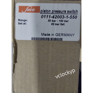 1PCS NUEVO Interruptor de Presión SUCO 0111-42003-1-550 Envío a través de DHL o Fedex - Product Image 2