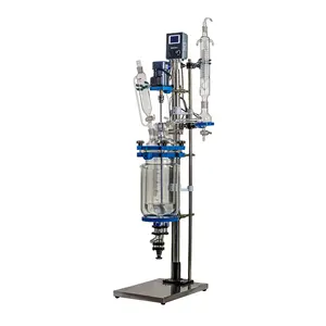 Kleine Type Jas Glas Reactor 1L, 2L, 3L mini glazen reactor