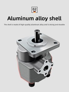 Bomba Hidráulica de Engranajes de Alta Eficiencia para Excavadora de Tractor, Serie HGP-2A, Conexión de 3/8, Modelo HGP-2A-F12R F6R F2R, Alta Temperatura - Product Image 3