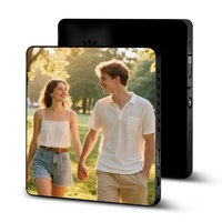 Aimants de réfrigérateur vierges pour sublimation, carrés 10cm*10cm, en feuille de PET plastique simple face pour transfert thermique DIY, cadeaux fantaisie tendance