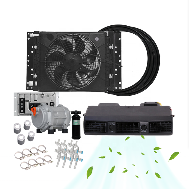 Parking air Conditioning 24V Scroll Electric Compressor 12v Quick Cooling Truck Engineering Vehicle, Mini air Conditioning