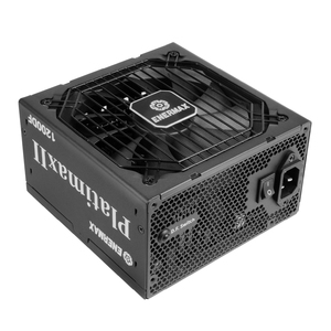 พาวเวอร์ซัพพลาย 1200W ที่ทนทาน ได้รับการรับรอง Platinum พาวเวอร์ซัพพลาย 1200W ที่เงียบสงบ พาวเวอร์ซัพพลาย 1200W 80 PLUS Platinum Certified สำหรับคอมพิวเตอร์ตั้งโต๊ะ สีดำ - Product Image 1