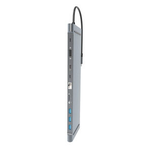 ラップトップベース<span class=keywords><strong>USB</strong></span>-<span class=keywords><strong>C</strong></span> 11-in-1充電ドッキングステーションマルチポートタイプ-<span class=keywords><strong>C</strong></span>ハブアダプターラップトップ<span class=keywords><strong>USB</strong></span> <span class=keywords><strong>C</strong></span> 11-ポートデータ在庫あり - Product Image 4