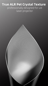 شاشة سينما بإطار جهاز عرض عالمي من Yinzam ، شاشة عرض ALR PET كريستال 8K ثلاثية الأبعاد بالكامل ALR مع إضاءة مضادة للمحيط - Product Image 4