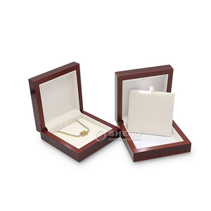 Wholesale Vintage Wood Jewelry Presentation <b>Box</b> Anti‑Scratch Paint Surface Custom Size Offered Sample Support - Product Image 5
