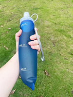 Flacon à eau en plastique TPU souple pour la randonnée et la course