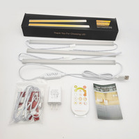 Lot de 3 lumières LED intelligentes pour armoire, à intensité variable, pouvant être connectées, 12 pouces, pour armoire de cuisine, étagère