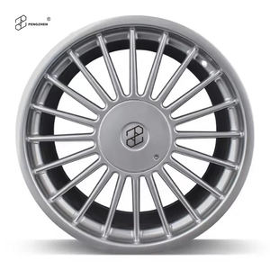 Ruedas forjadas de aleación escalonada Pengzhen Custom Hyper Silver 4x100 5x5x120 112 17 <span class=keywords><strong>18</strong></span> 19 20 21 pulgadas para BMW <span class=keywords><strong>Alpina</strong></span> B7 XB7 E60 G30 - Product Image 2