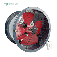 Ventilateur-extracteur de ventilation industrielle, 11 v, 16 pouces, moteur coaxial bidirectionnel sans balais, ventilateur d'extraction