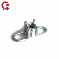 Inserts de raccordement HLM pour matériaux de construction, de qualité construction, pour plaques minces évasées, type écrou à oreilles, durables et anticorrosion