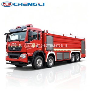 Camion-citerne HOWO 8X4 pour la lutte contre les incendies et le transport d'eau, capacité de 25 tonnes - Product Image 2