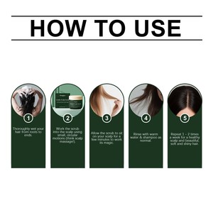 Champú Hidratante Exfoliante Salón Refrescante Esponjoso Champú Anticaspa Cuero Cabelludo - Product Image 6