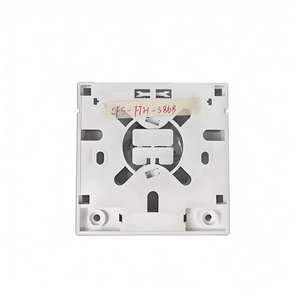 壁挂式室内塑料1端口SC光纤插座盒ATB玫瑰环面板，带FTTH端子，供室外使用 - Product Image 1