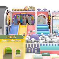 Aire de jeux intérieure sur le thème des animaux Aoleao, piscine à balles, toboggan, trampoline, jeux de rôle pour enfants, jeux doux, certifiée CE TUV