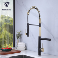 Robinet de cuisine professionnel moderne en acier inoxydable purifier l'eau robinet extractible pulvérisateur mitigeur de cuisine