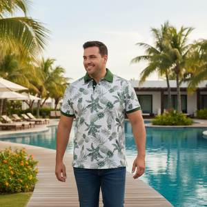 Green Leaf Polo Shirt - Product Image 3