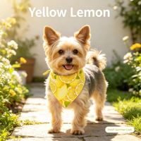 Bandana Rafraîchissante pour Animaux de Compagnie, Séchage Rapide, Super Absorbante, Sans Peluches, Écharpe Triangulaire pour Chien et Chat, Bandanas Réglables à Motifs de Dessins Animés pour le Cou des Animaux