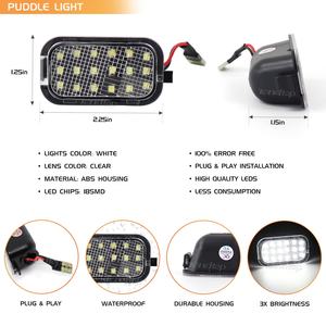 Nuevas Luces LED de Cortesía para Retrovisores Laterales para Chevrolet Chevy Silverado 2500HD 3500HD para GMC Yukon Suburban, Luces de Cortesía para Espejo Retrovisor - Product Image 4