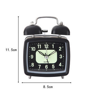 ساعة منبه كوارتز مربعة الشكل مع إسقاط ضوئي للطلاب والأطفال، منبه خاص للاستيقاظ المبكر بصوت عالٍ، متوفرة مباشرة من المصنع - Product Image 4