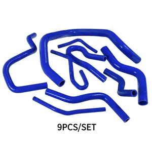 Silikon Radiator Coolant Hose Selang Silikon Kit untuk Honda CIVIC SOHC D15 D16 Misalnya EK 92-00 /9 Pcs