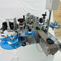 Machine d'étiquetage automatique double face pour boîtes de filtres, cartons plats et boîtes carrées, équipement d'étiquetage à convoyeur électrique