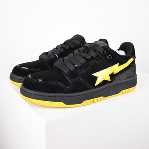 Zapatos Casuales de Skate para Hombre, Diseño Retro, Parte Superior de Malla Envejecida, Transpirables, Punta Cerrada, Diseño Bordado - Product Image 1