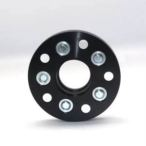 Adaptateurs et entretoises de roue Wheelsky <span class=keywords><strong>5x112</strong></span> à <span class=keywords><strong>5x100</strong></span> en aluminium forgé noir mat, adaptateurs de roue centrés sur les goujons - Product Image 3