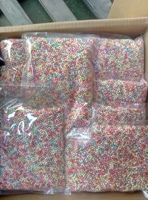 Ensemble de 500g de paillettes argentées dorées colorées en chocolat sucre pour la décoration de gâteaux, bonbons de haute qualité, artisanat alimentaire