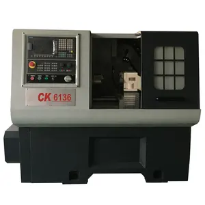 Độ Chính Xác Máy Tiện CNC Bánh Xe Hợp Kim Máy Làm CK6136 500 Mm