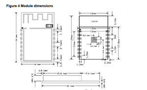 Module Wi-Fi BLE MCU WT32C3-S6 4 Mo compatible avec ESP-12S ESP-C3-12S ESP-C3-13, basé sur l'IC ESP32-C3 - Product Image 3