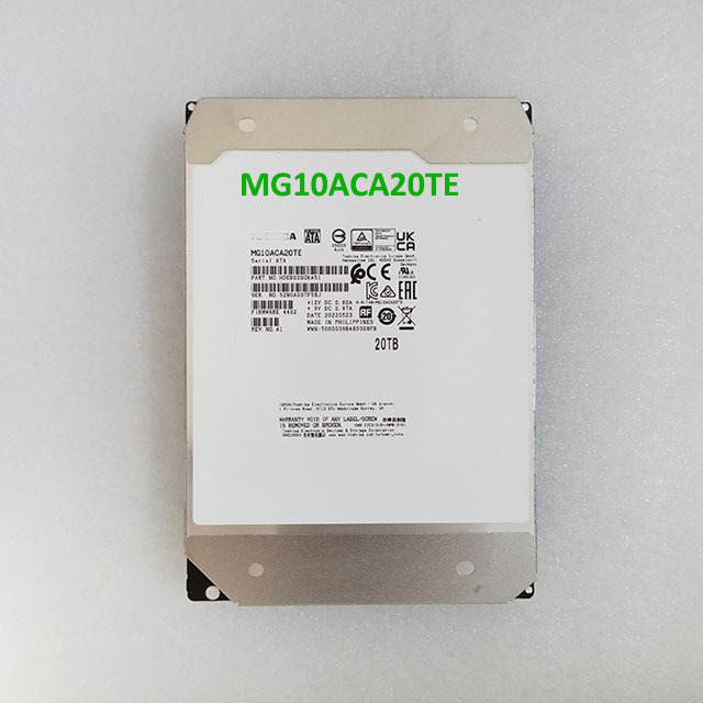 MG10ACA20TE 20TB 3.5'' Enterprise Hard Drive SATA 6Gb/s 7200 RPM 512MB Desktop HDD for Data Center and Storage Enterprise Server