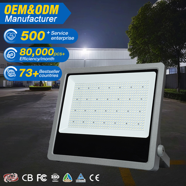 Long Life Outdoor Floodlight Ip65 Waterproof No Stroboscopic 50w 100w 150w 200w 300w 400w Led Flood Light