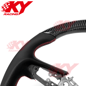 Volante Deportivo de Fibra de Carbono Personalizado en Cuero Genuino para Mazda CX30 Speed 3 2010-2026, Compatible con Mazda 6 CX-3 CX-5 RX-8 - Product Image 2