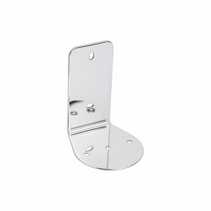 Placa de montaje en pared para soporte de escobilla de baño, cromada, 7,1 x 10 x 8,2 cm - Product Image 3