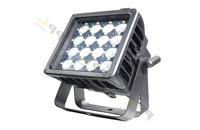 Projecteur LED carré étanche IP65 16x15W RGBW 4-en-1 DMX pour éclairage de scène extérieur, mariages, DJ, discothèques et événements