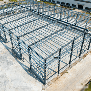 Mô-đun lớn cabin prefab kết cấu thép xây dựng nhà để xe carport carbarn hangar - Product Image 1