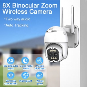 4 MP <span class=keywords><strong>8</strong></span> MP Dual-Objektiv 8X intelligente PTZ kabellose Kamera 2,<span class=keywords><strong>8</strong></span> mm+<span class=keywords><strong>8</strong></span> mm ICSEE APP Fernüberwachung Heimsicherheitskamerasystem - Product Image 2