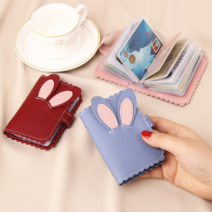 Mignon lapin oreilles <span class=keywords><strong>carte</strong></span> bancaire porte-<span class=keywords><strong>carte</strong></span> d'identité <span class=keywords><strong>anti</strong></span>-<span class=keywords><strong>NFC</strong></span> vol multi-<span class=keywords><strong>carte</strong></span> fente mini dames porte-<span class=keywords><strong>carte</strong></span> - Product Image 1