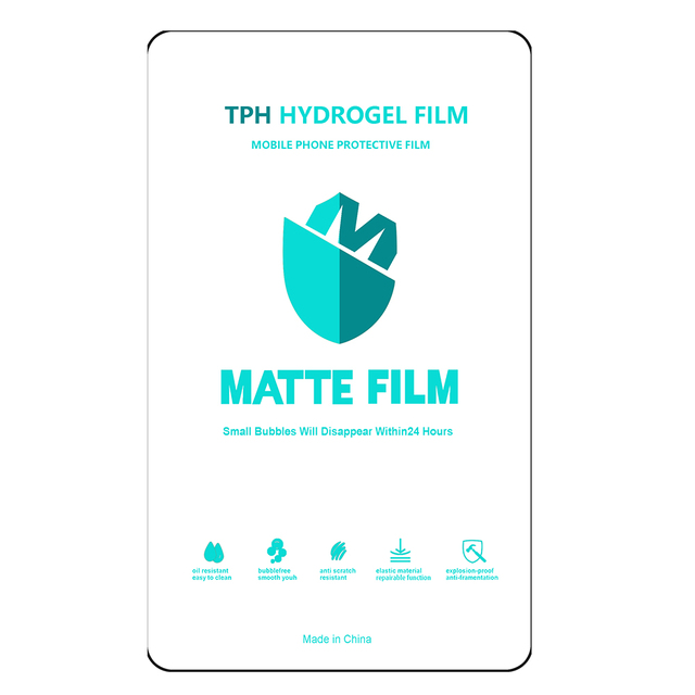 Factory Direct Sale Raw Material Hydrogel Cutting Film Full Coverage Matte Phone Screen Protector Sheet for iphone 15 Pro Max