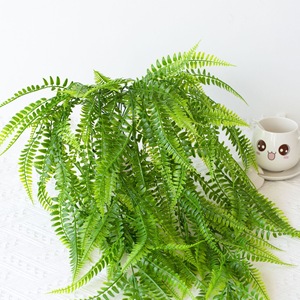 Plante artificielle suspendue murale type fougère de Boston, 30cm-100cm, en plastique, bouquet de vigne verte, décoration intérieure - Product Image 3