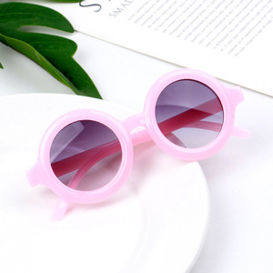 2025 enfants à la mode rétro lunettes de soleil bébé enfant en bas âge nuances mignon UV400 enfants rond <span class=keywords><strong>pas</strong></span> <span class=keywords><strong>cher</strong></span> concepteur lunettes de soleil filles garçons - Product Image 6