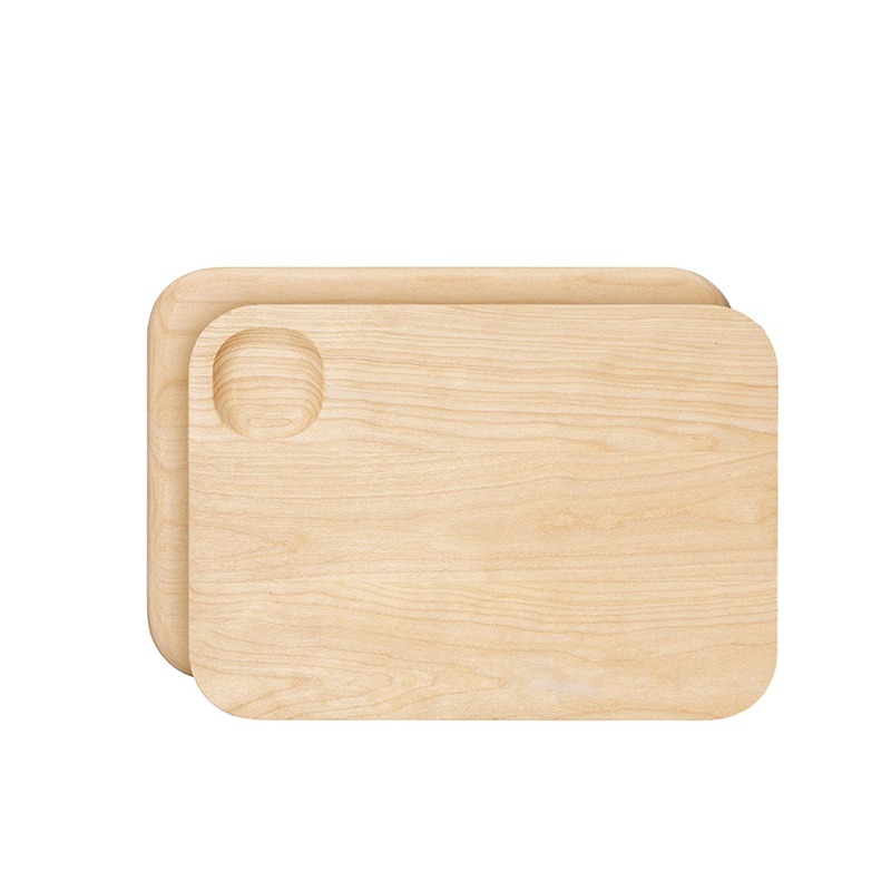 Planche à découper en bois de bouleau double face