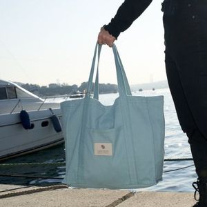 2023 Hot Promotional <b>Large</b> Capacity Beach Custom Canvas Women's Tote <b>Bags</b> with Bright Color for Work and Travel - Product Image 3