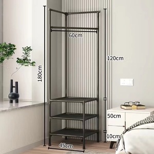 Spacesaving góc Áo Rack với Multilayer kệ cho phòng ngủ tổ chức - Product Image 6