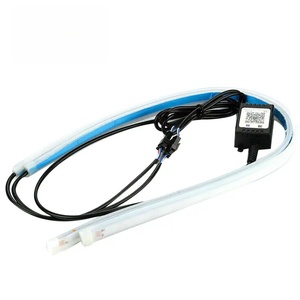 ไฟ LED RGB Slim Sequential ขนาด 30 45 60 ซม. แบบยืดหยุ่น สำหรับไฟหน้ารถยนต์ ไฟเดย์ไลท์ ควบคุมผ่านแอพและรีโมท 12V รุ่นใหม่ - Product Image 3
