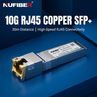 Módulo SFP de Cobre 10G Base-T, Transceptor RJ45 Cat6a de 100m